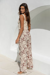 Oak Cotton Pant - Choc Truffle - Ti Amo - The Self Styler - The Self Styler