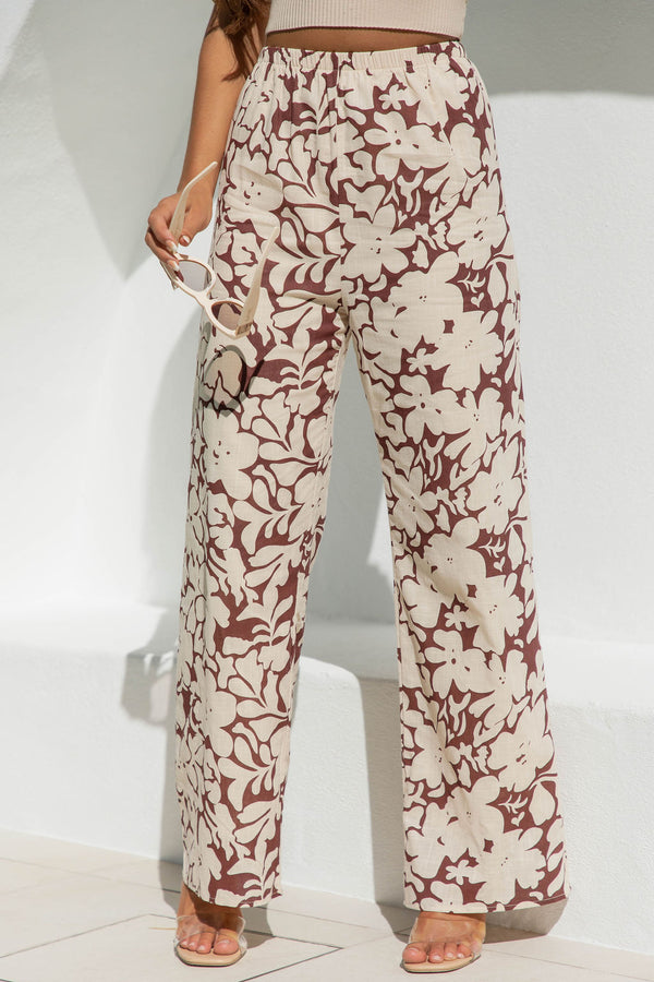 Oak Cotton Pant - Choc Truffle - Ti Amo - The Self Styler - The Self Styler