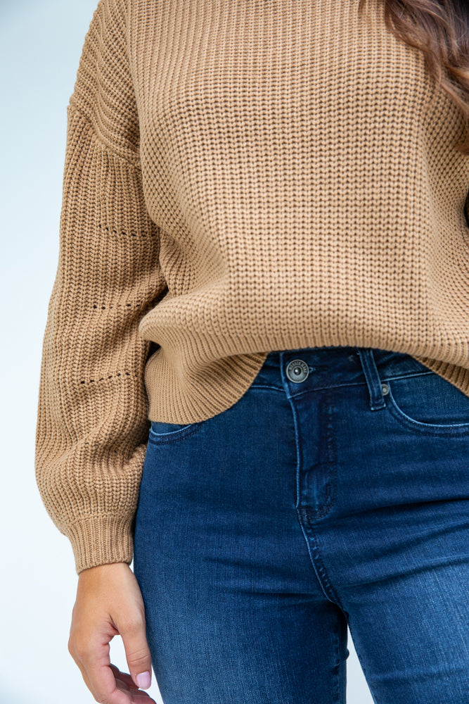 Felix Knit Sweater - Tan - The Self Styler