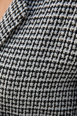Valentina Coat - Black and White - The Self Styler