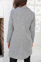 Valentina Coat - Black and White - The Self Styler