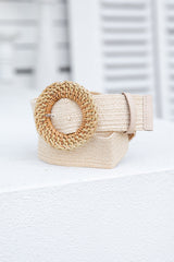 WAIKIKI ROUND BUCKLE BELT - The Self Styler
